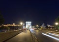 Budapest Chain Bridge night view Royalty Free Stock Photo