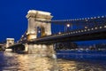 Budapest Chain Bridge Night View