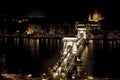 Budapest chainbridge Royalty Free Stock Photo
