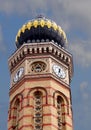 Budapest the Choral Synagogue fragment facade dome