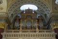 Budapest church organ Royalty Free Stock Photo
