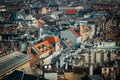 Budapest historical center rooftop view from the cathedral Royalty Free Stock Photo