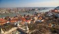 Budapest city panorama with Danube view, Hungary Royalty Free Stock Photo