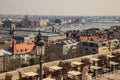 Budapest city panorama with Danube view, Hungary Royalty Free Stock Photo