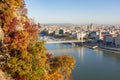 Budapest cityscape and Danube river in autumn, Hungary