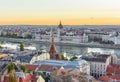 Budapest cityscape with Hungarian parliament building at sunrise, Hungary Royalty Free Stock Photo