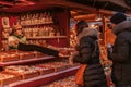 Christmas market stall in Budapest