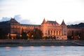 Budapest Danube River night sights Royalty Free Stock Photo