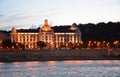 Budapest Danube River night sights Royalty Free Stock Photo