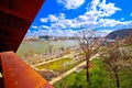 Budapest Danube river waterfront scenic springtime panoramic view