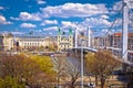 Budapest Danube river waterfront springtime view