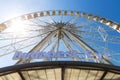 Budapest eye ferris wheel budapest hungary Royalty Free Stock Photo