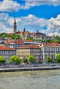 Budapest fishermans bastion view to old town Royalty Free Stock Photo