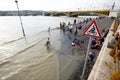 Budapest Flood Royalty Free Stock Photo