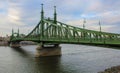 The Budapest Freedom bridge on the Danube river