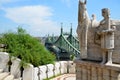 Budapest - GellÃÂ©rt Hill and Liberty Bridge Royalty Free Stock Photo