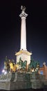 Budapest heros square gabriel monument