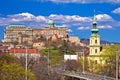 Budapest historic landmarks and Buda Castle view
