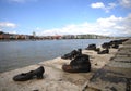 Budapest Holocaust memorial - Royalty Free Stock Photo