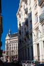 Beautiful architecture of the buildings at Budapest city center Royalty Free Stock Photo