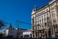 Beautiful architecture of the buildings at Budapest city center