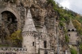 the enchanting stone church at gellert hill cave a front view of hungary's historic treasure