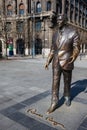 Ronald Reagan monument at Liberty Square in Budapest