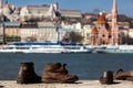 Shoes on the Danube Bank a memorial in honor to the Jews killed by fascist Arrow Cross militiamen in Budapest during World War II Royalty Free Stock Photo