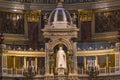 Elements of architecture and interior in the Basilica of St. Stephen. Royalty Free Stock Photo