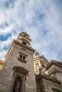 Exterior view of St Stephen Basilica in Budapest Royalty Free Stock Photo