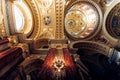 Budapest, Hungary - August 05, 2019: Interior of Neoclassical St. Stephen`s Basilica Royalty Free Stock Photo