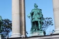 BUDAPEST, HUNGARY - AUGUST 08, 2012: Sculpture of Gabriel Bethlen Vastagh Gyorgy, 1902.