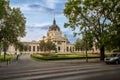 Budapest, Hungary. August 27, 2022. Shot at the entrance to the Szechenyi baths Royalty Free Stock Photo