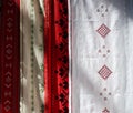 embroidered tablecloths, Hungary