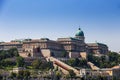 Budapest, Hungary - The beautiful Buda Castle Royal Palace and Varkert bazar on a bright summer day