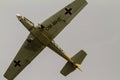 WWII Fighter in the Air.