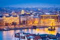 Budapest, Hungary - Chain Bridge and Danube River