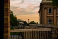 BUDAPEST, HUNGARY: Corvin Gate on St. George Square of Royal Palace of Budapest,with big black raven on top, symbolizing of King Royalty Free Stock Photo