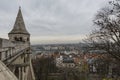 BUDAPEST, HUNGARY - DECEMBER 10, 2015: Fishermen's bastion in Budapest Royalty Free Stock Photo