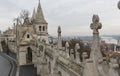 BUDAPEST, HUNGARY - DECEMBER 10, 2015: Fishermen's bastion in Budapest Royalty Free Stock Photo