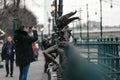 Budapest, Hungary - December 28, 2018: The Little Princess statue