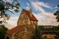 Budapest, Hungary: Deli Rondella, Medieval fortification of Buda Castle -Royal Castle- on Castle Hill. Royal Palace