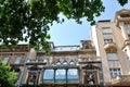 Budapest, Hungary - detail of a gothic building in the city center Royalty Free Stock Photo