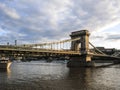 Budapest hungary europe chain bridge