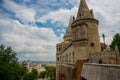 Budapest, Hungary: Fisherman Bastion. Beautiful top view of the city