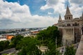 Budapest, Hungary: Fisherman Bastion. Beautiful top view of the city