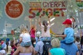 2023.06.18 - Budapest, Hungary: Gyerek kid sziget festival with apacuka band concert children in festival mood