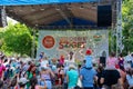 2023.06.18 - Budapest, Hungary: Gyerek kid sziget festival with apacuka band concert children in festival mood