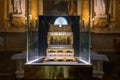 Interior of St. Stephen`s Basilica in Budapest, Hungary