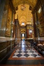 Interior of St. Stephen`s Basilica in Budapest, Hungary